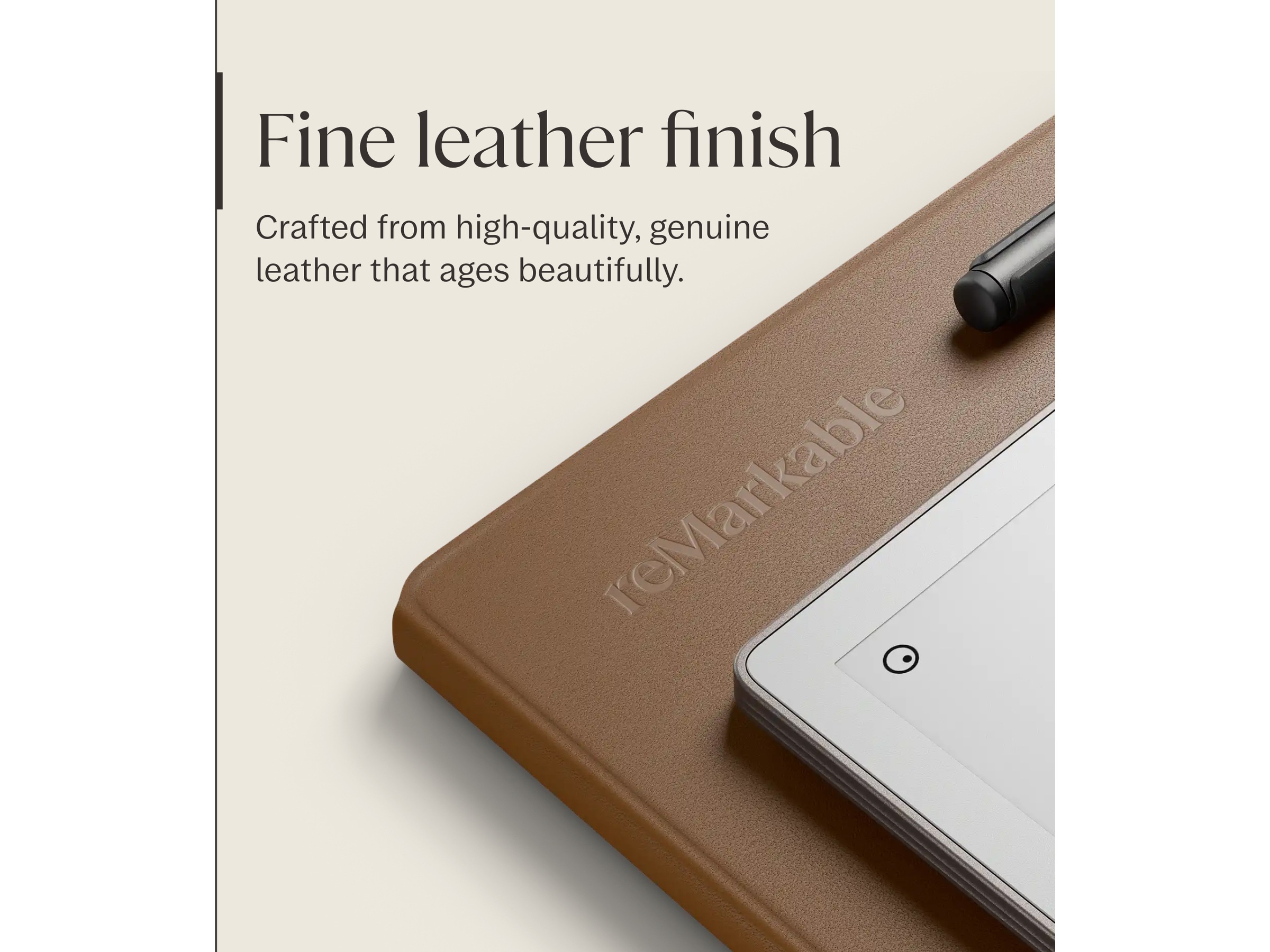reMarkable Paper Pro Book Folio (brun) Tillbehör till digitala anteckningsblock