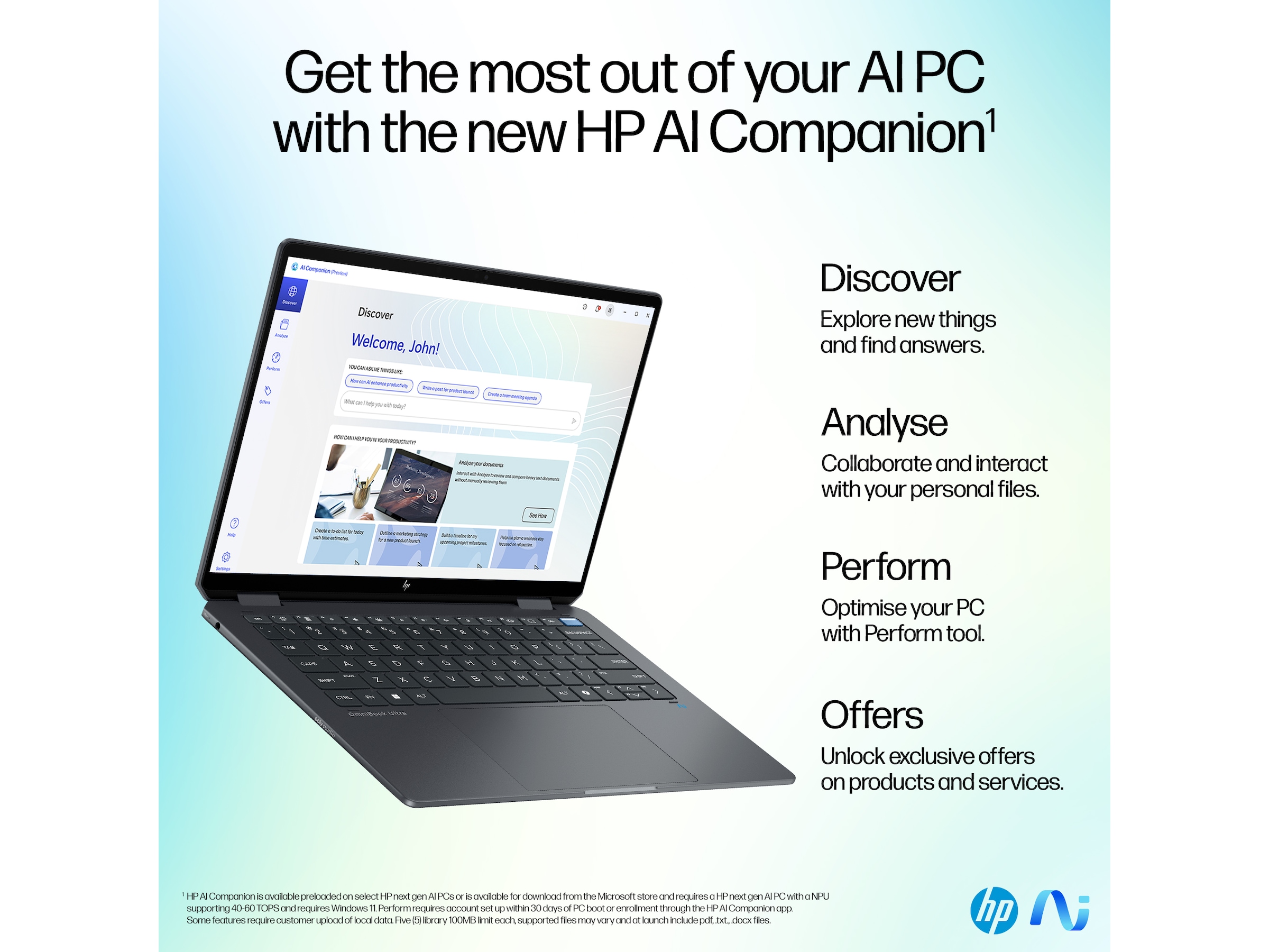 HP OmniBook Ultra Flip AI PC 14-fh0093no 14" 3K OLED Touch Datorer - Bärbara / laptop