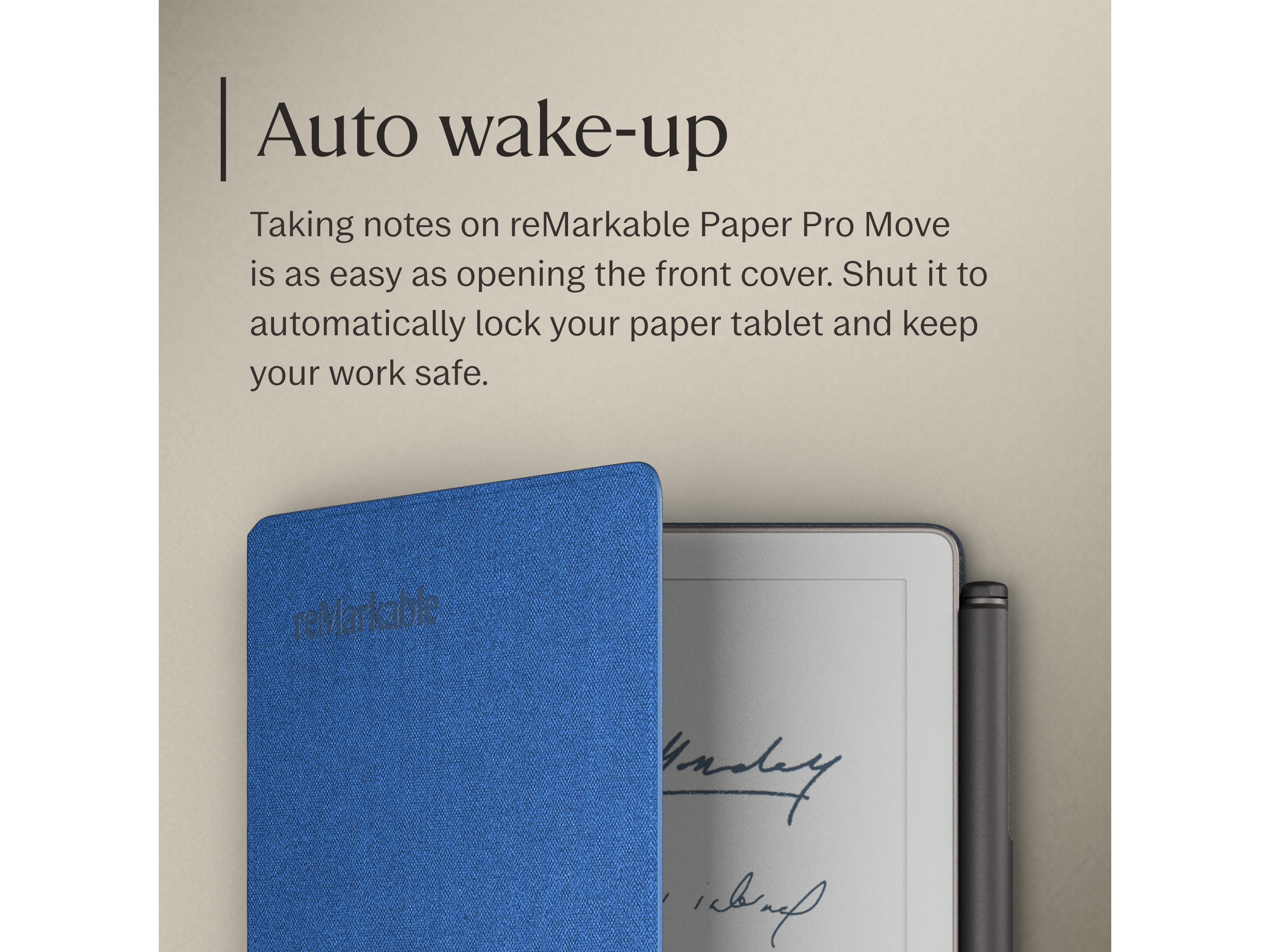 reMarkable Paper Pro Move Book Folio (kobolt) Tillbehör till digitala anteckningsblock