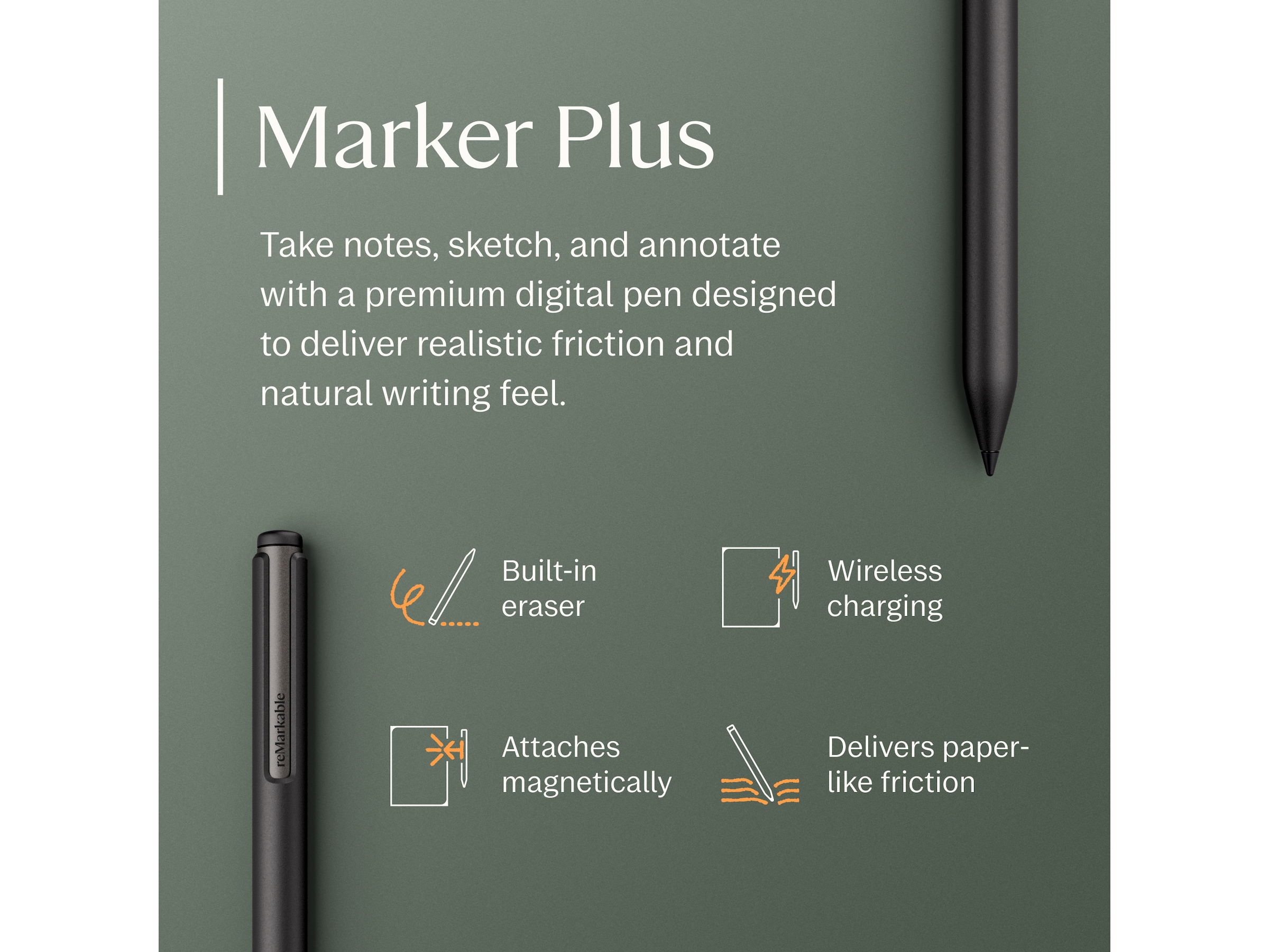 reMarkable Paper Pro Move 7.3" inkl. Marker Plus Digitala anteckningsblock