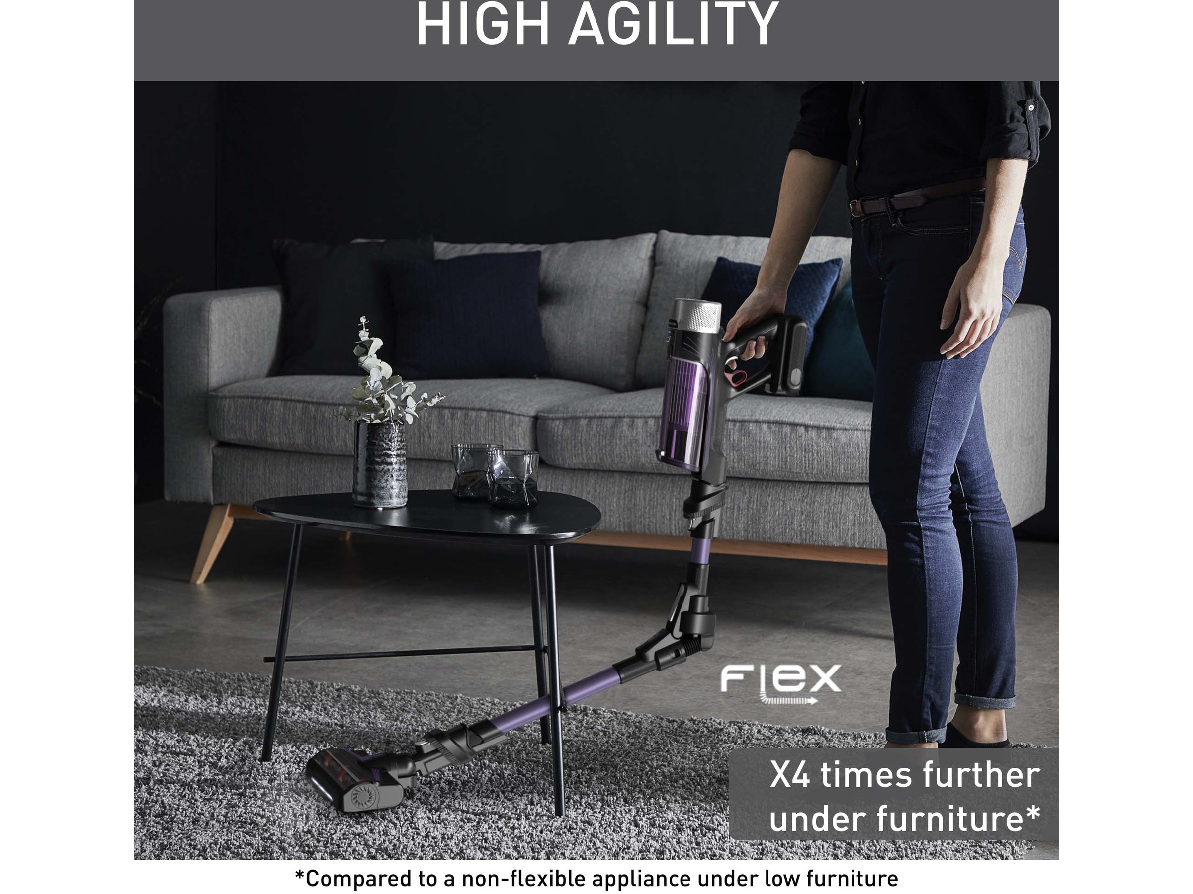 Tefal X-Force 9.60 Flex Essential sladdlös dammsugare Skaftdammsugare