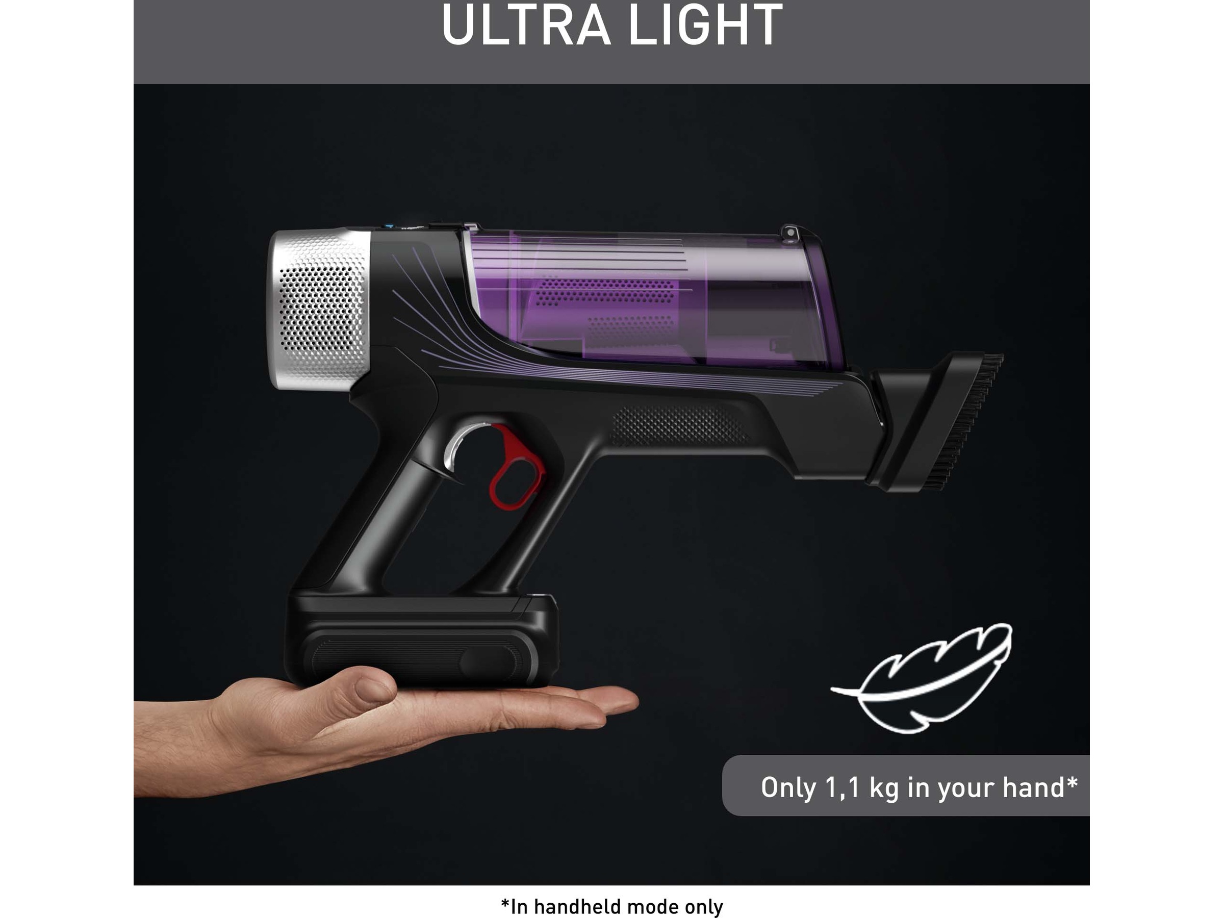 Tefal X-Force 9.60 Flex Essential sladdlös dammsugare Skaftdammsugare