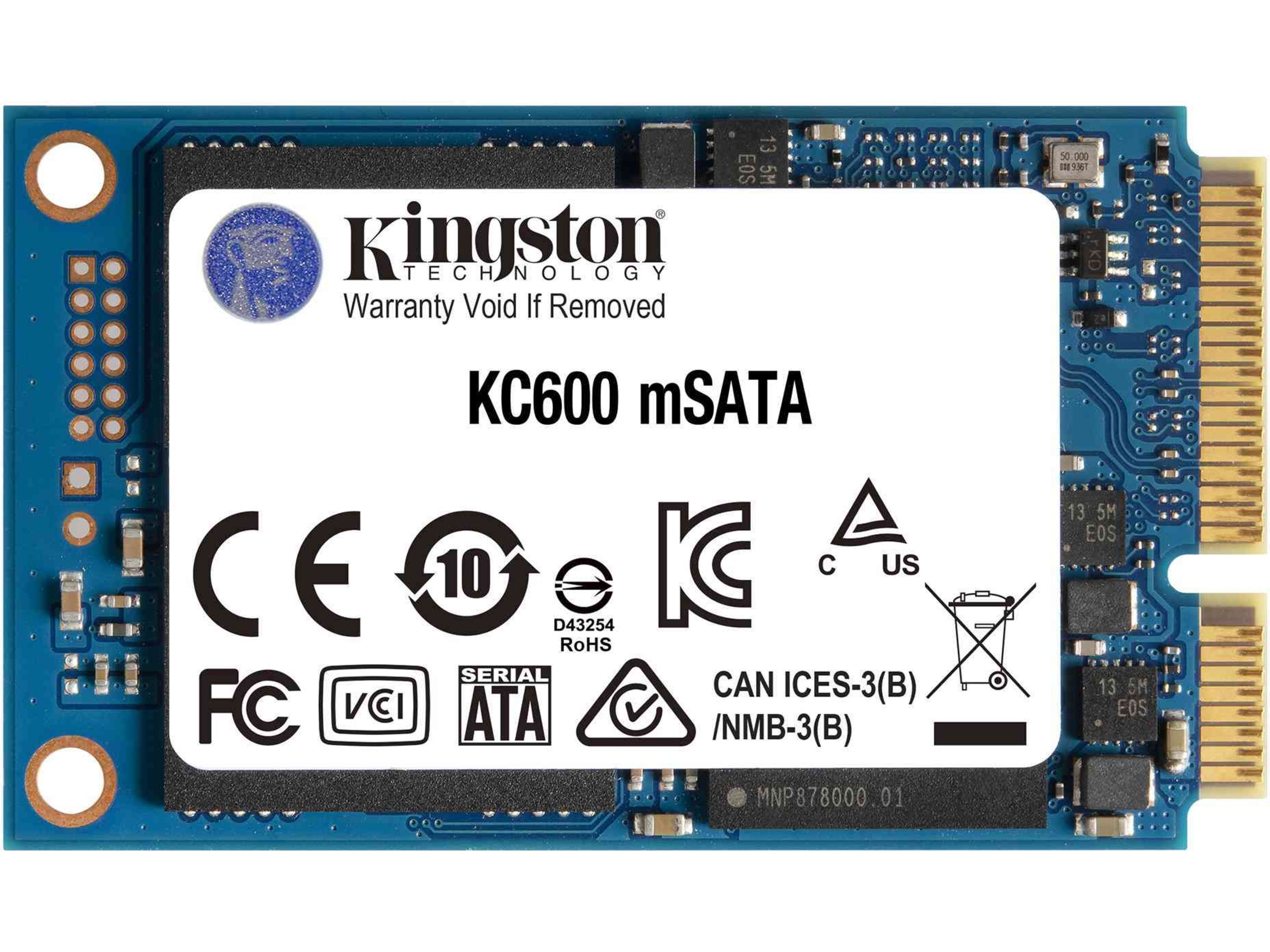 Kingston KC600MS 512GB mSATA SSD SSD mSATA