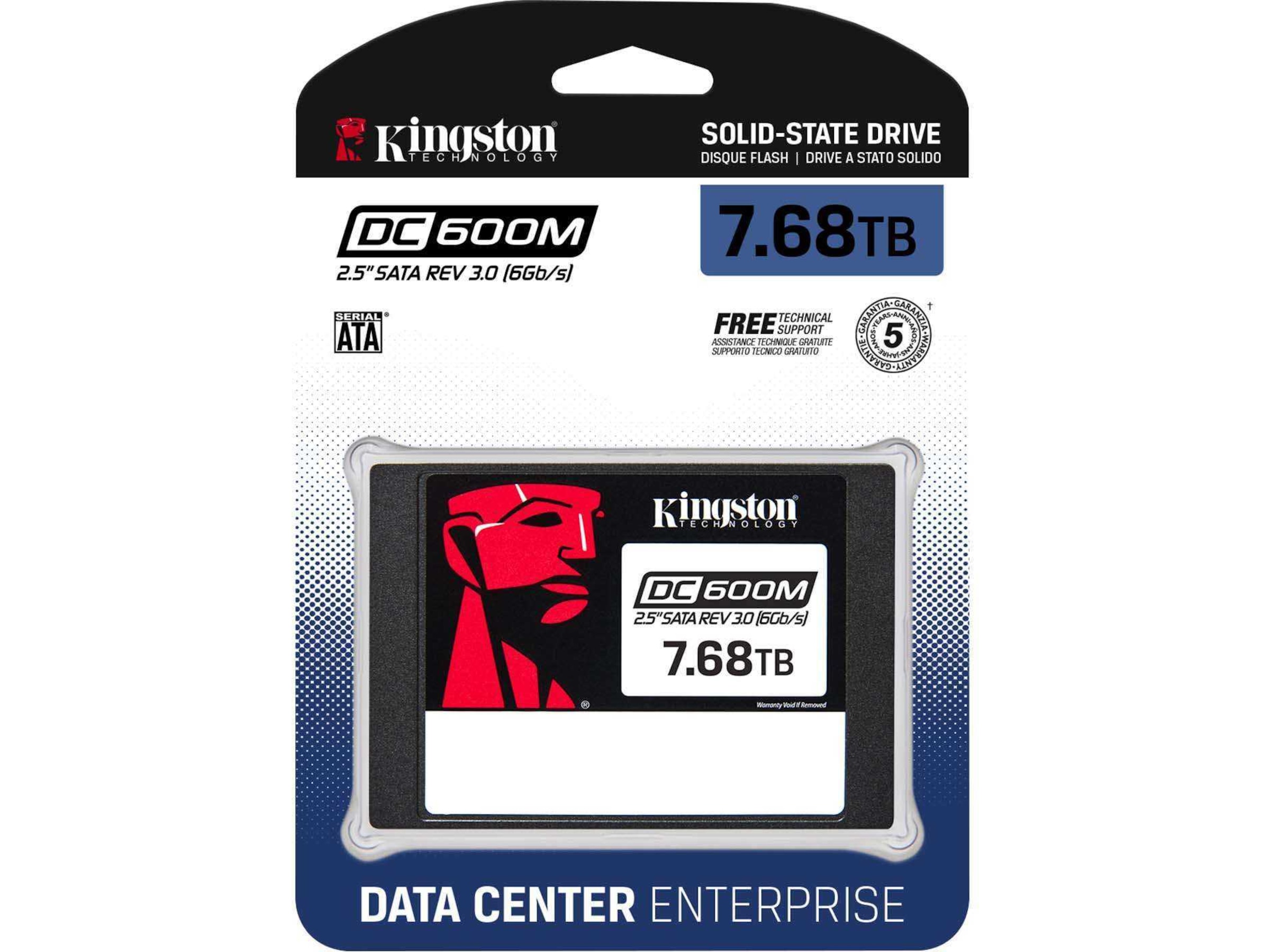 Kingston DC600M SSD 7680GB SSD 2.5