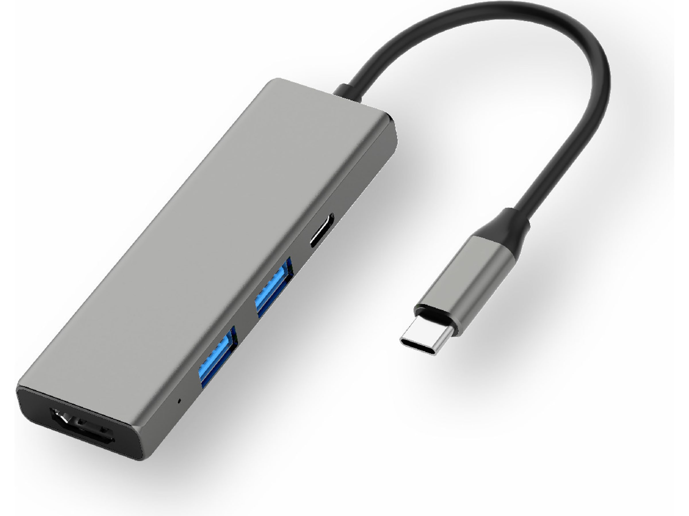 Andersson USB-C Hub (grå) Dockningsstation och USB-hub