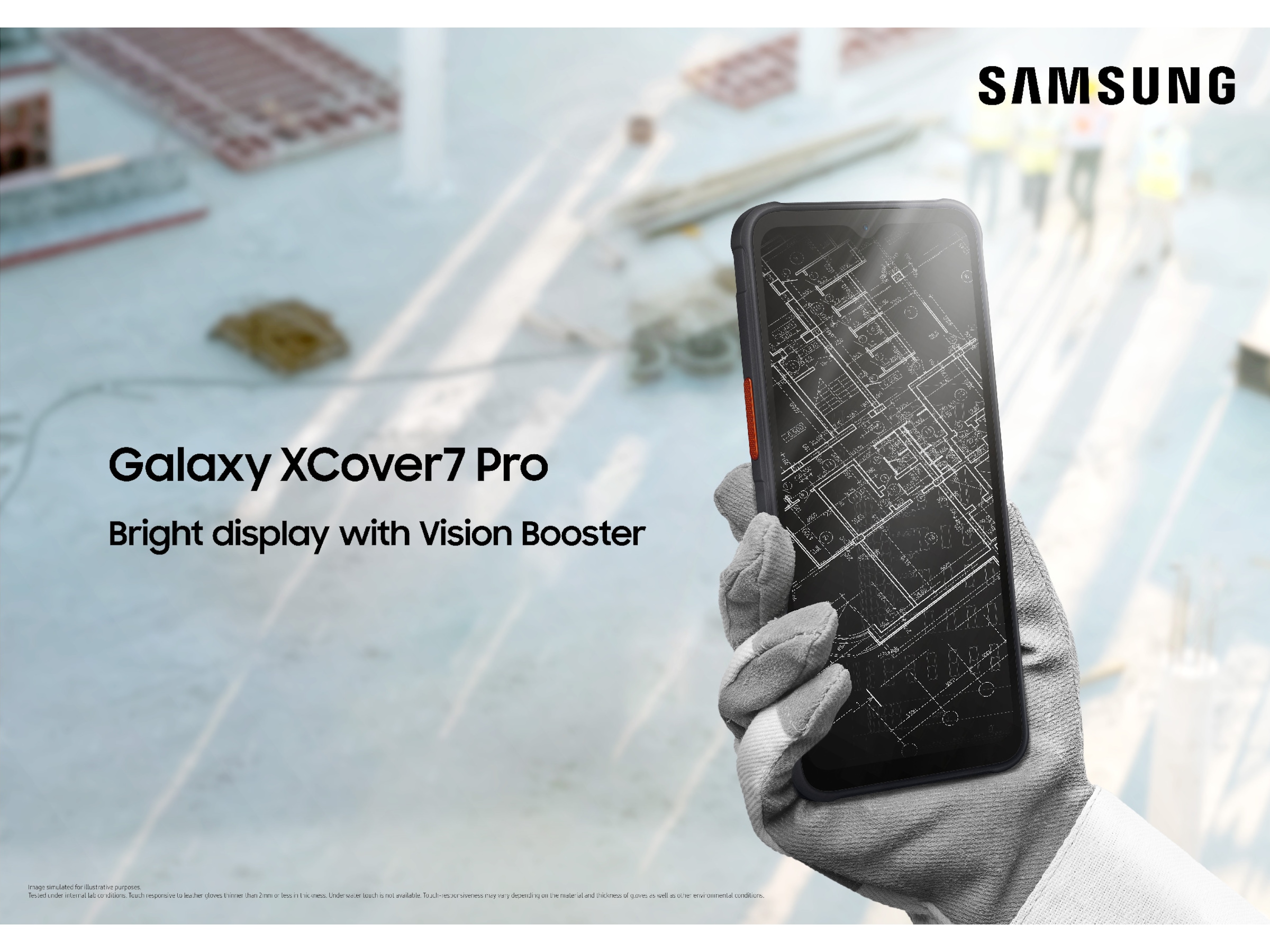 Galaxy Xcover7 Pro 128GB - Enterprise (svart) Mobiltelefoner