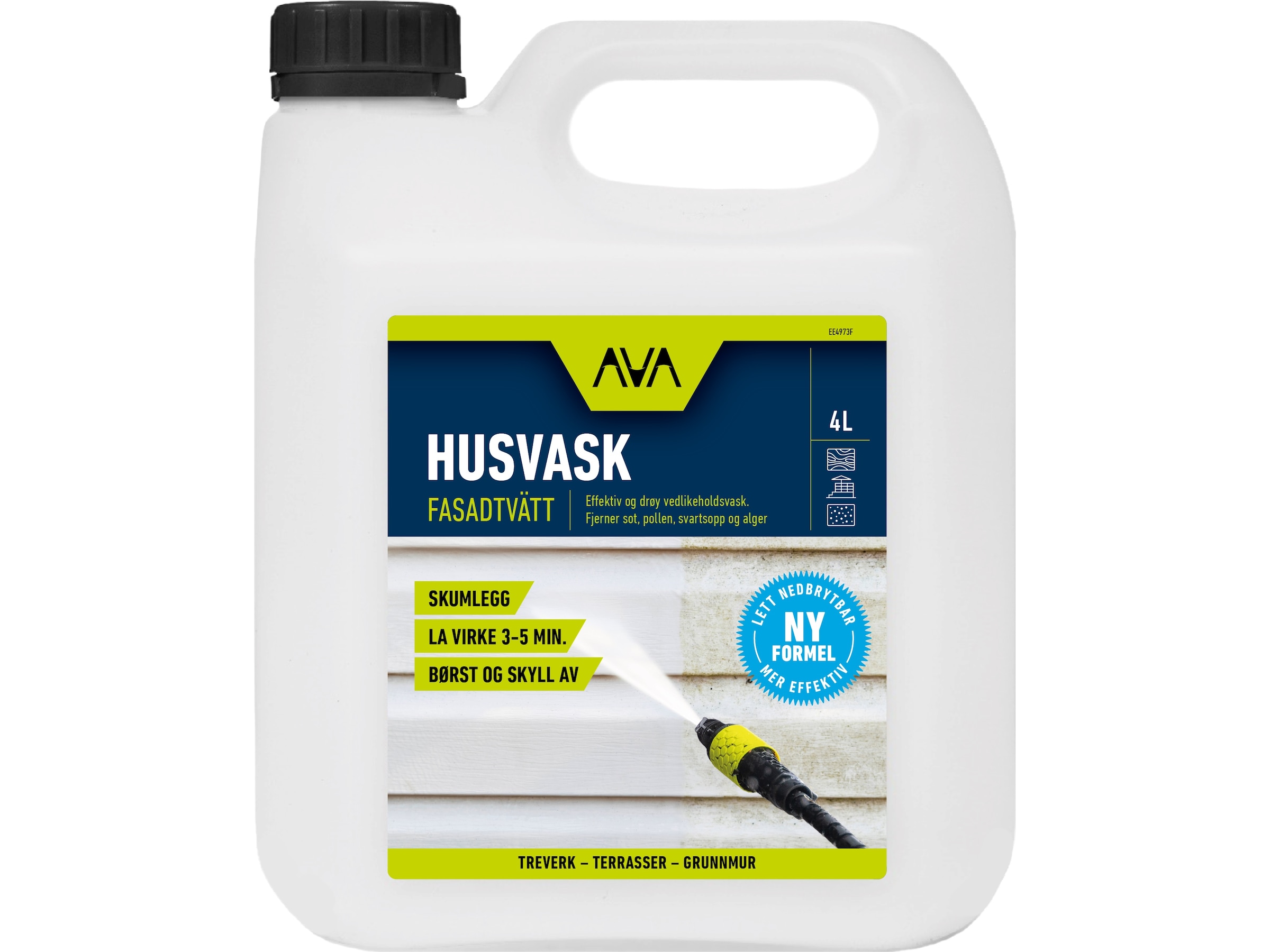 AVA Hushållstvätt 4L Tillbehör till högtryckstvättar