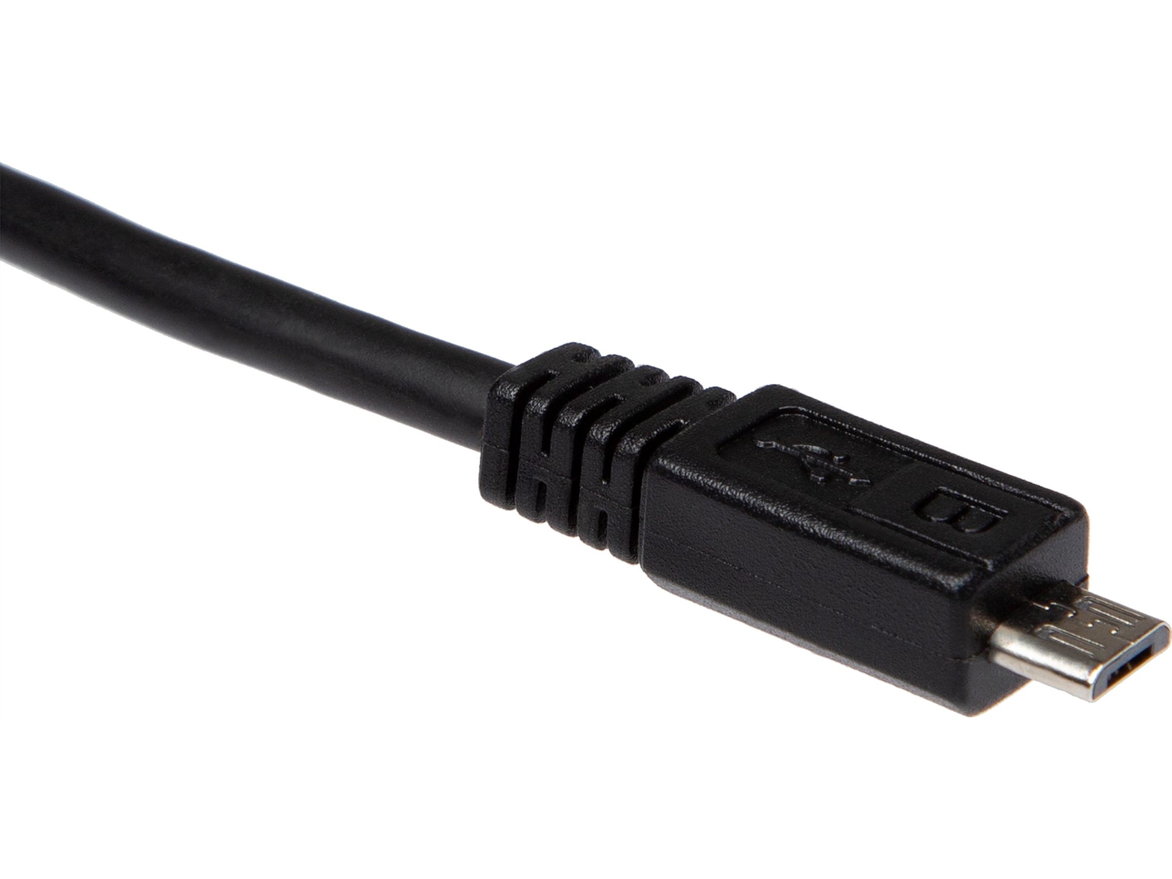 USB-A till USB Micro-B kabel 5m (svart) USB-kablar