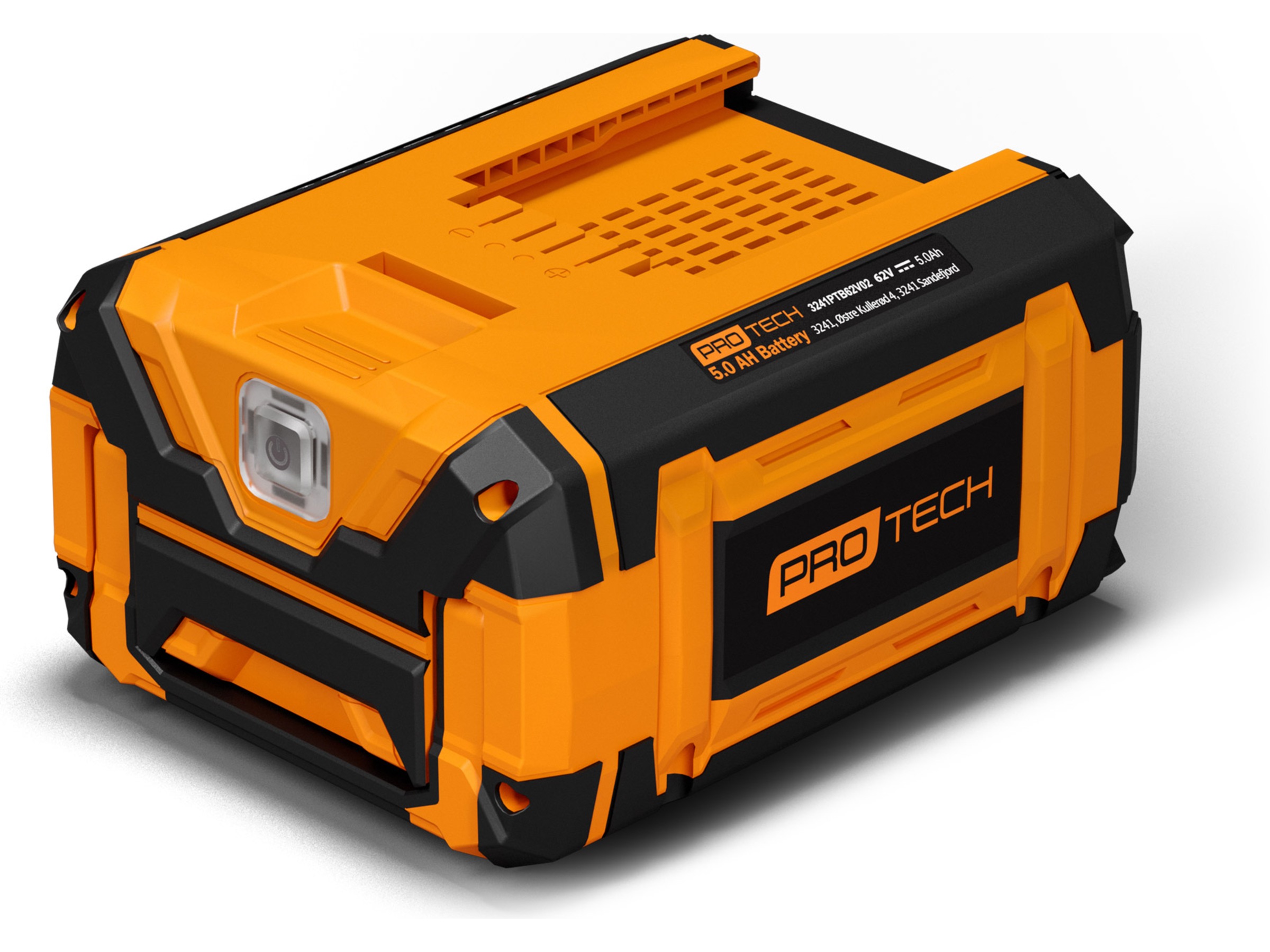 Protech +62 Volt 5,0 Ah batteri Batterier till trädgårdsmaskiner