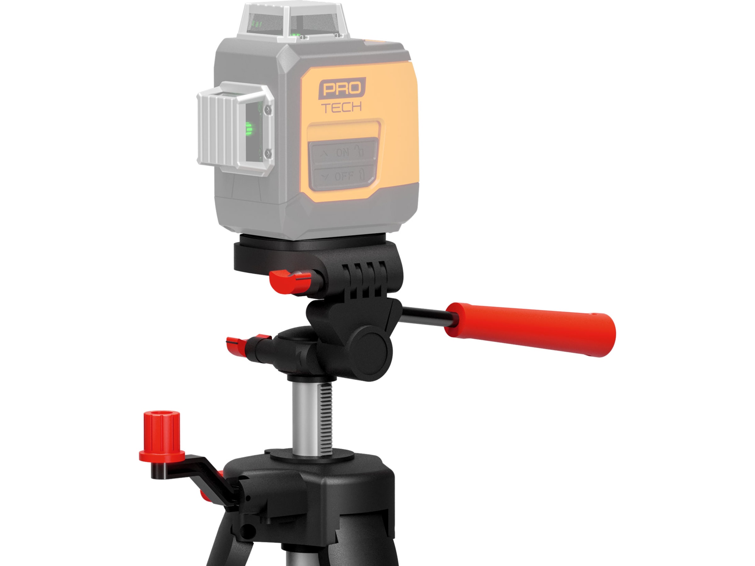Protech Tripod stativ 1,5 m Laser & Vattenpass
