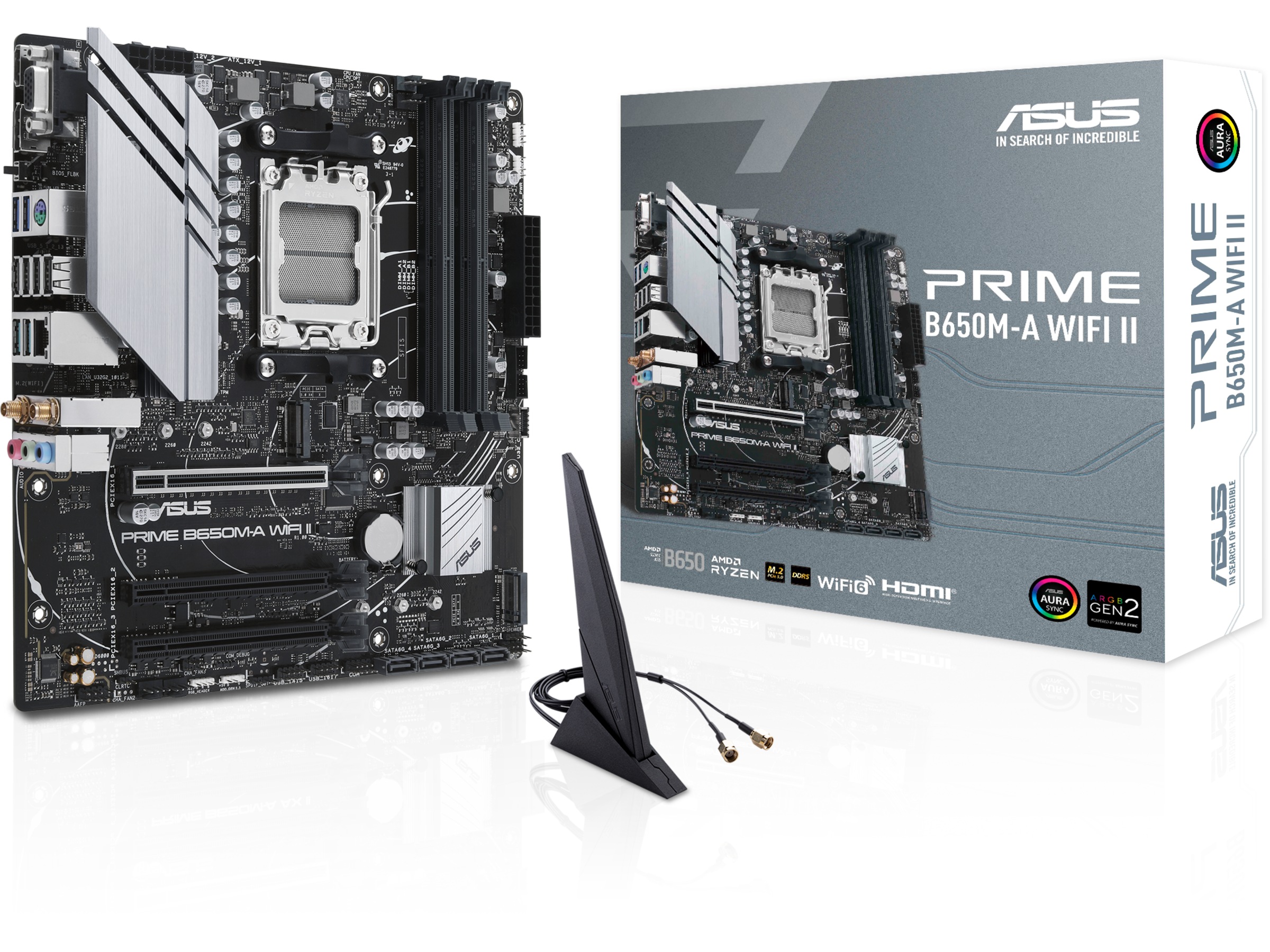 ASUS Prime B650M-A WIFI II Moderkort AMD Socket