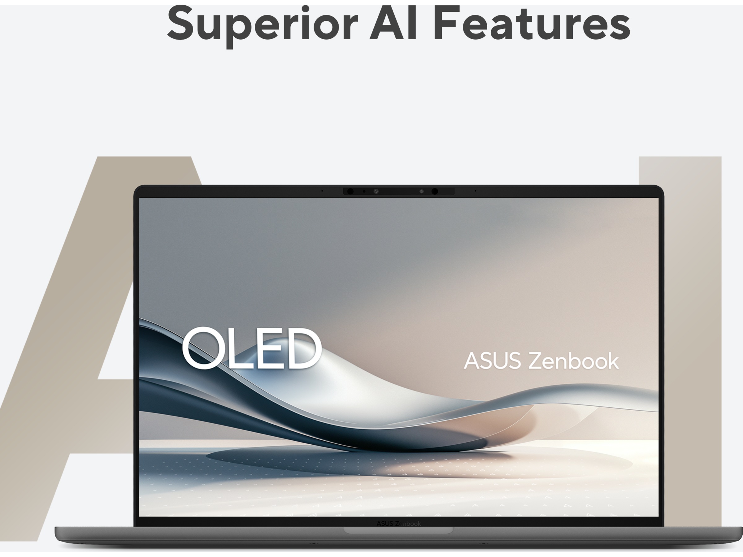 Asus Zenbook A14 UX3407QA 14" WUXGA OLED (grey) Datorer - Bärbara / laptop