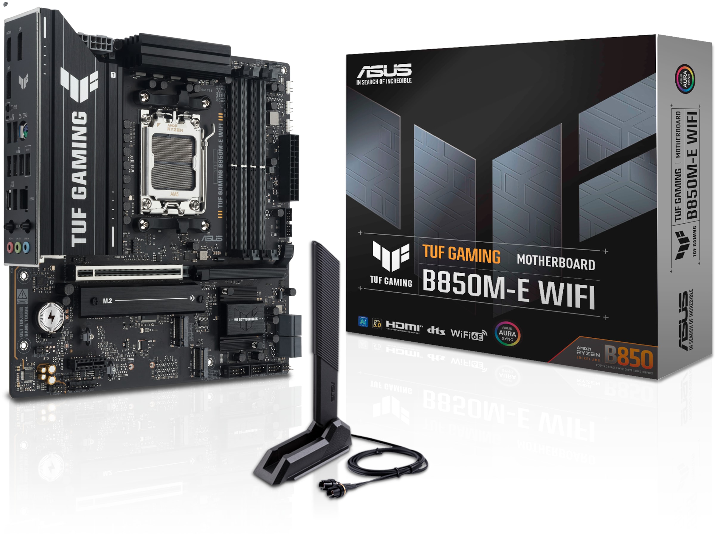 Asus TUF Gaming B850M-E WIFI Moderkort AMD Socket