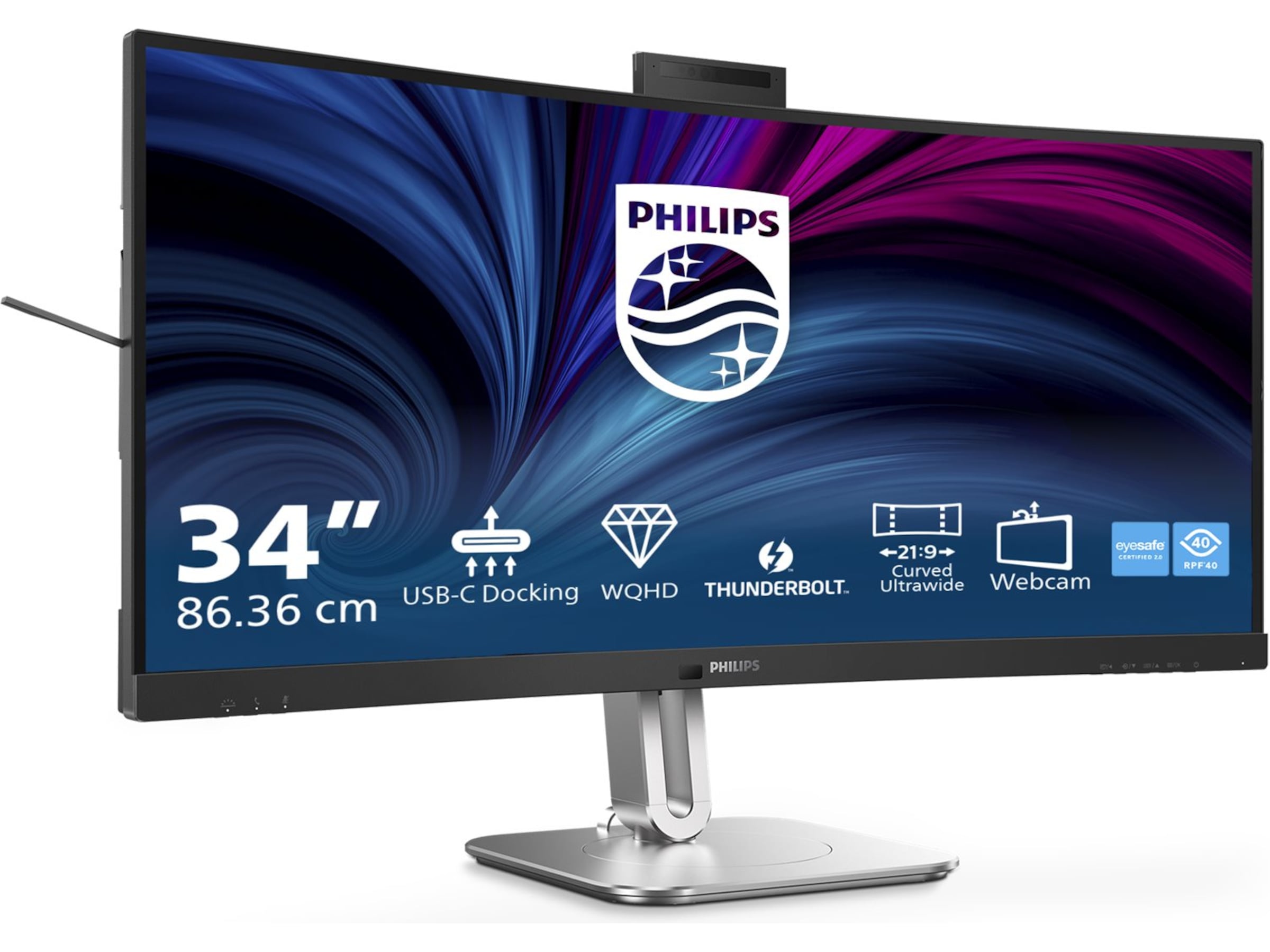 Philips 34" curved skärm 34B2U6603CH/00 Bildskärmar