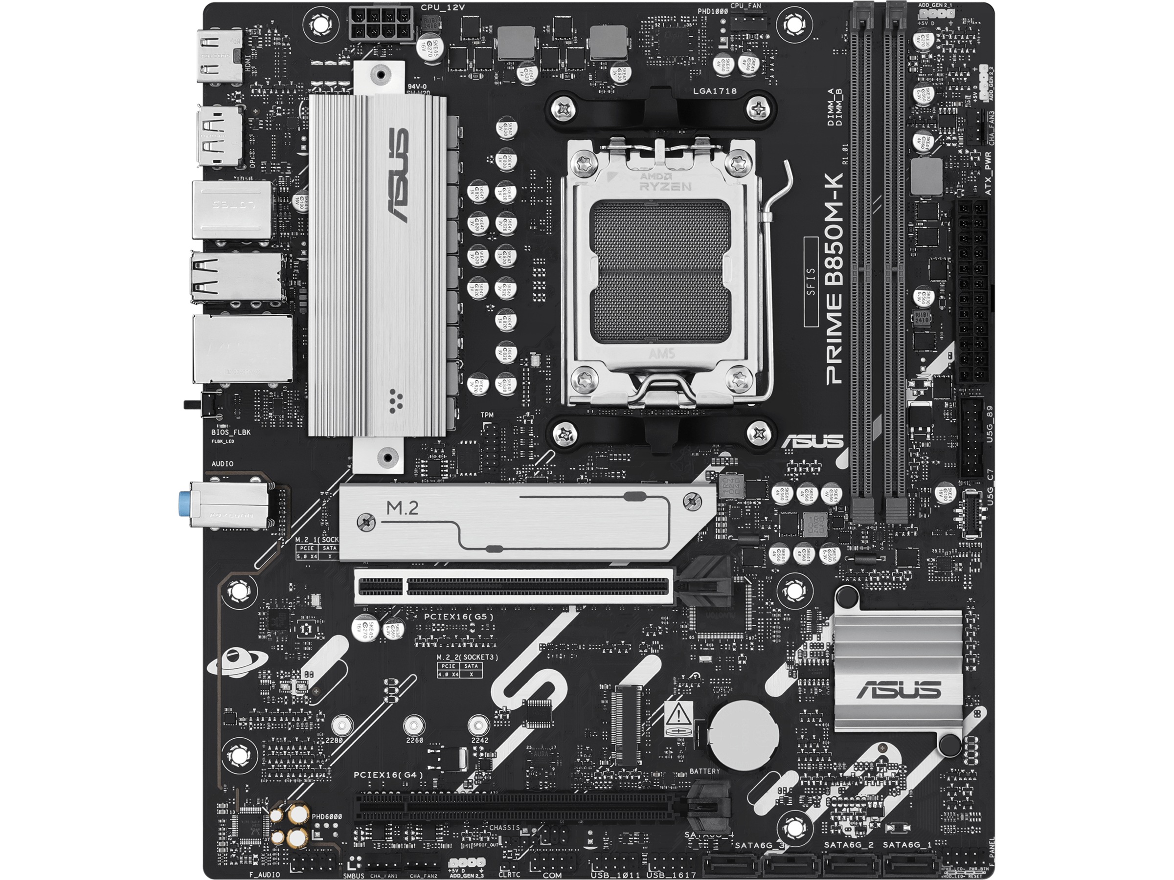 ASUS B850M-K PRIME D5 Moderkort AMD Socket