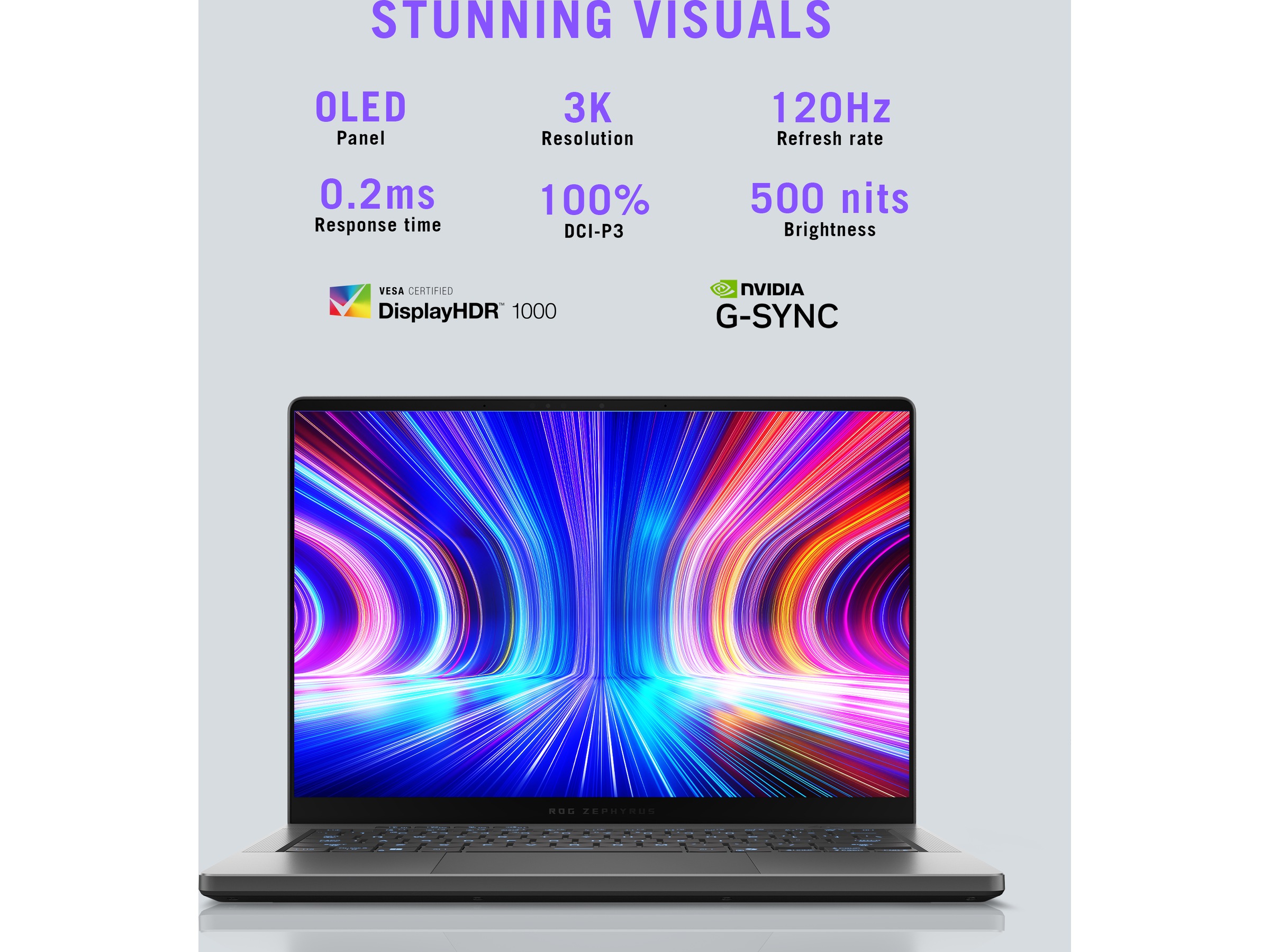 ASUS ROG Zephyrus G14 14" 3K OLED -B-Grade Demo bärbara datorer