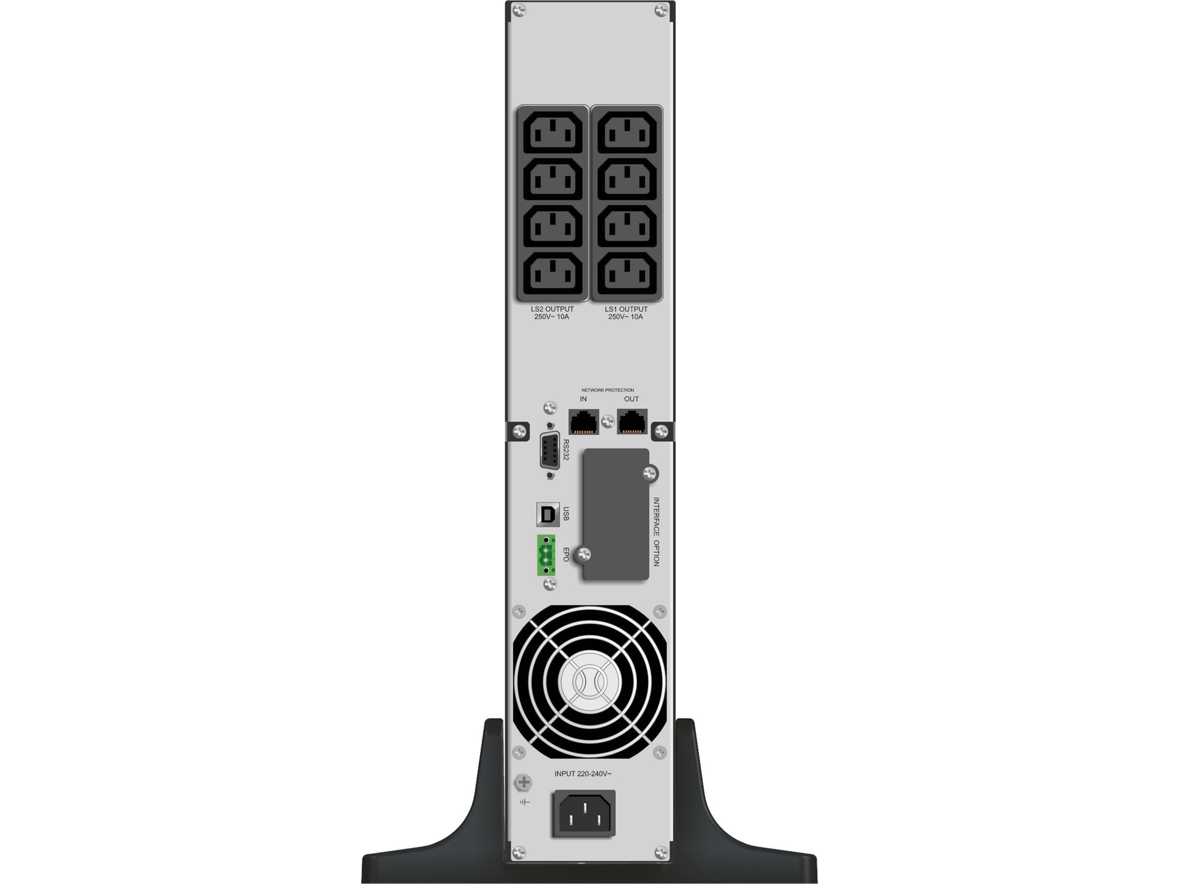 BlueWalker PW UPS VI 2000 RT HID UPS och UPS-batteri