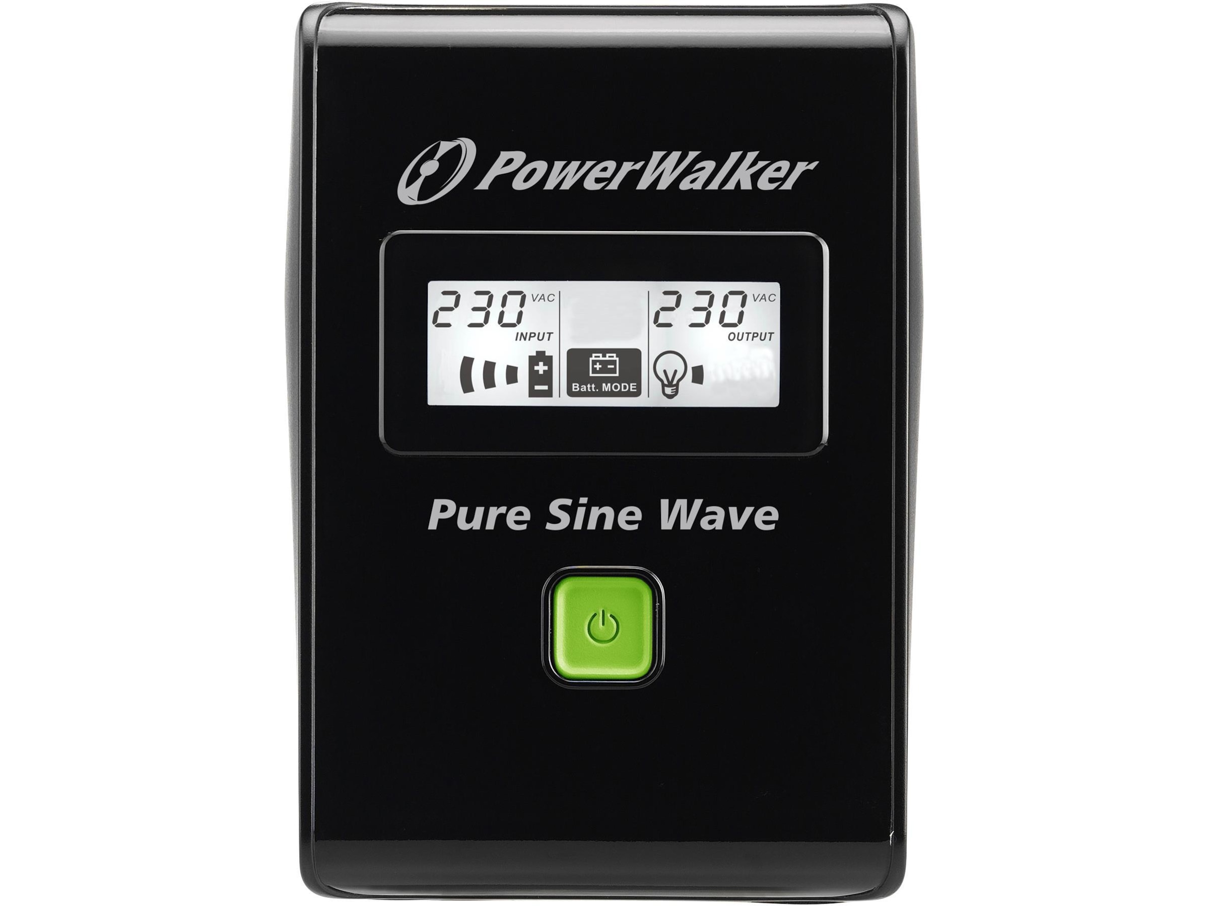 BlueWalker PW UPS VI 800 SW Schuko UPS och UPS-batteri