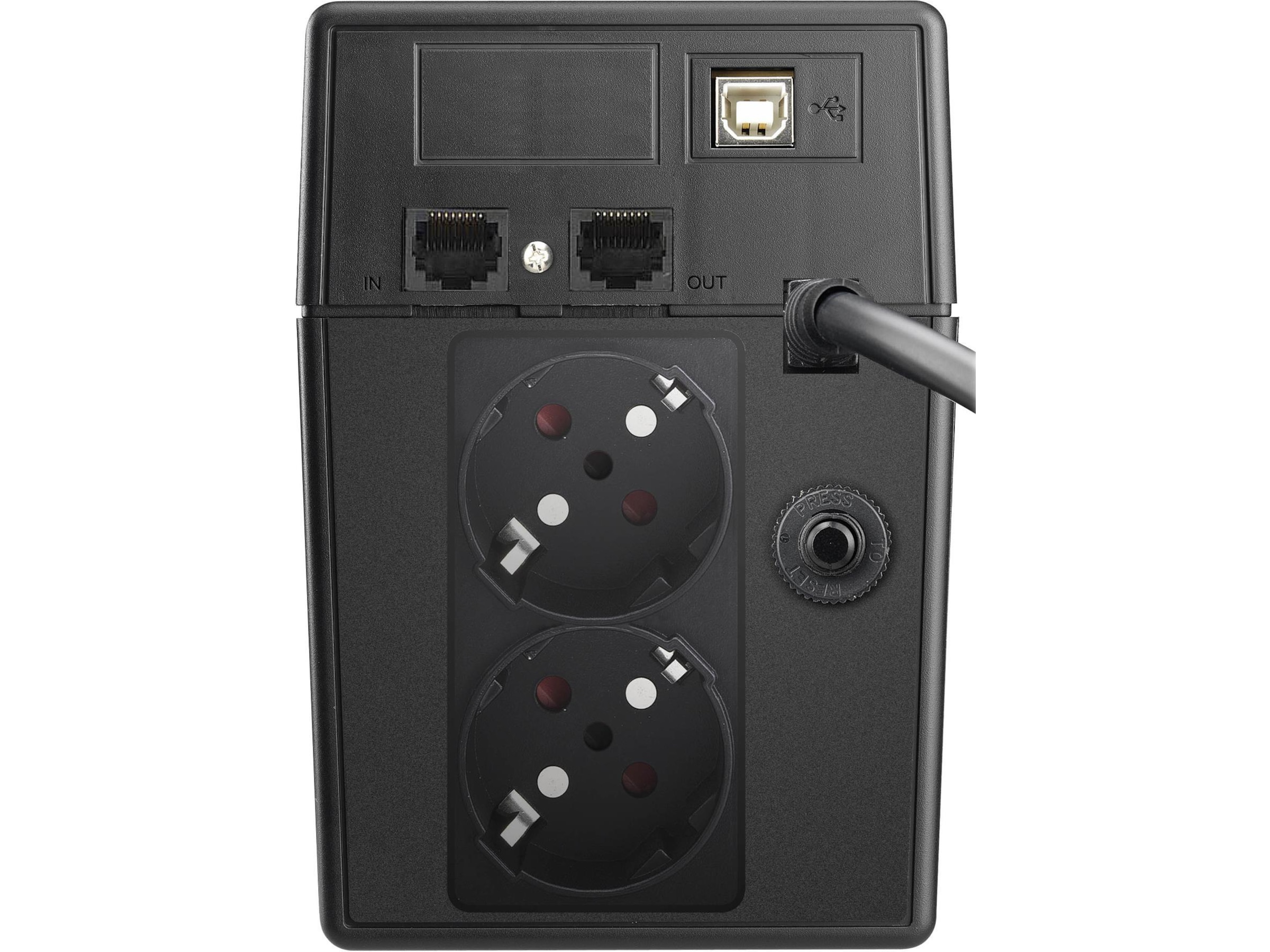 BlueWalker PW UPS VI 800 SW Schuko UPS och UPS-batteri