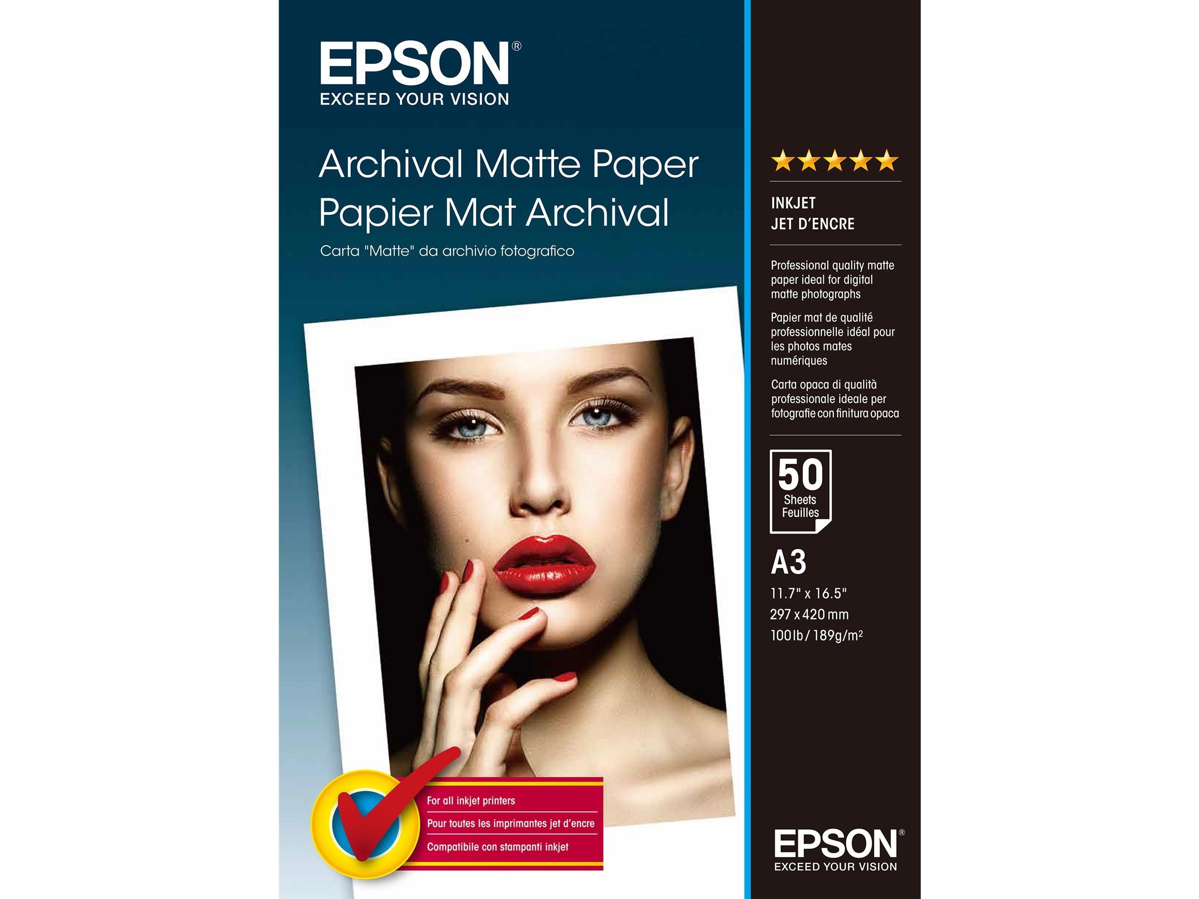 Epson Archival Matte Paper A3 Papper