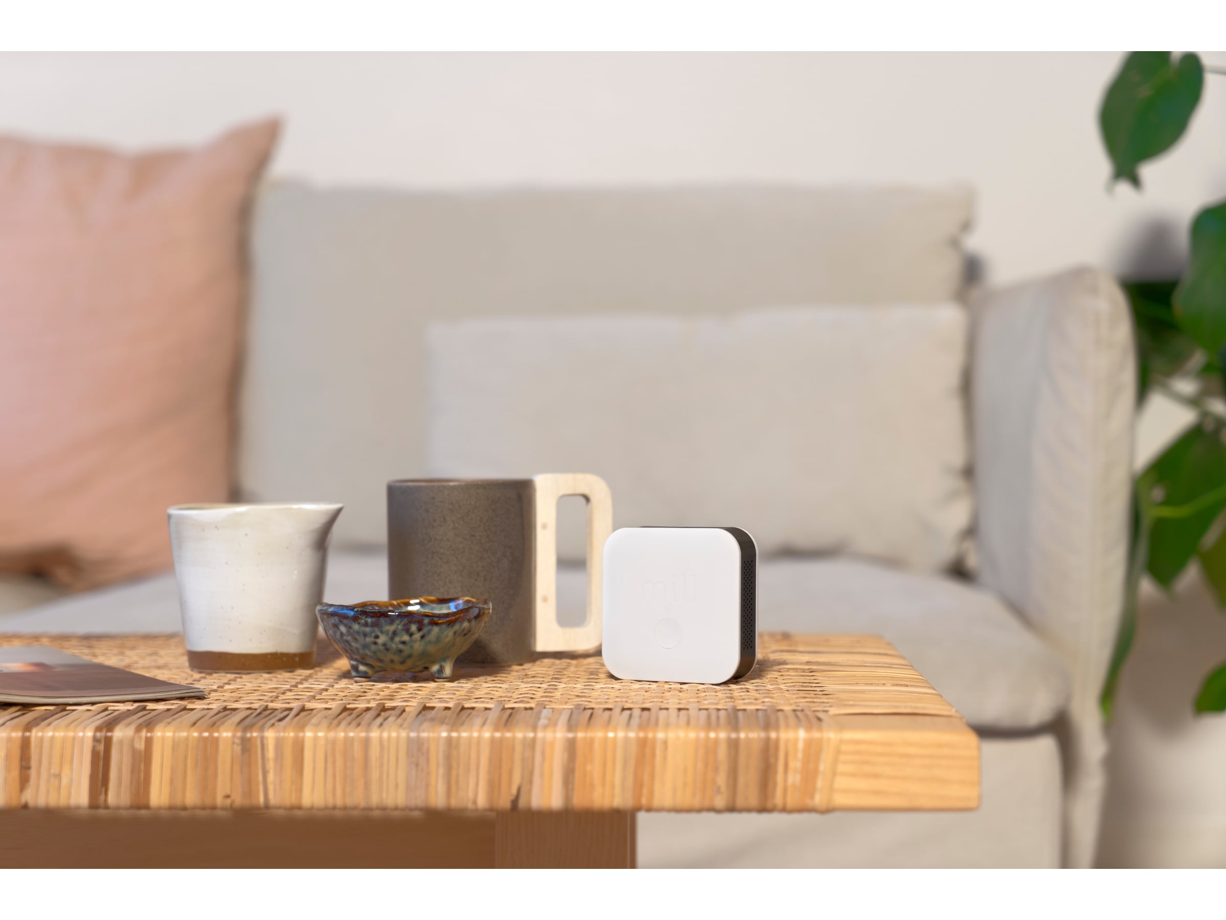 Mill Sense inomhus klimatsensor (vit) Luftkvalitetsmätare