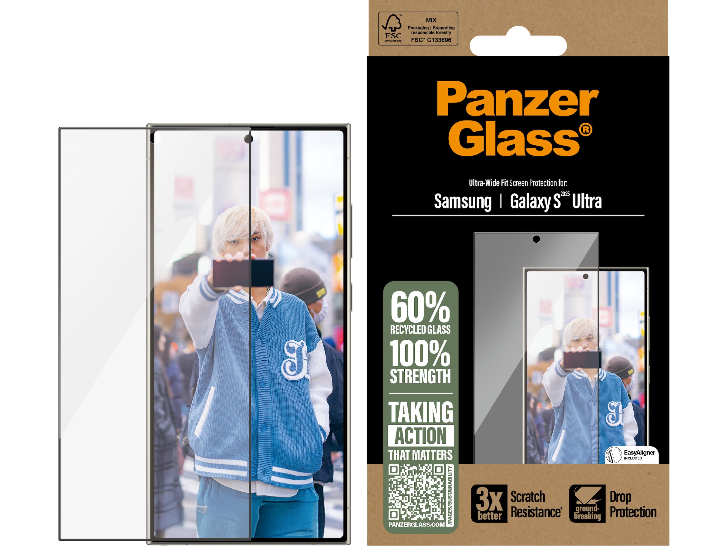 PanzerGlass Galaxy S25 Ultra skärmskydd Skärmskydd mobiltelefon