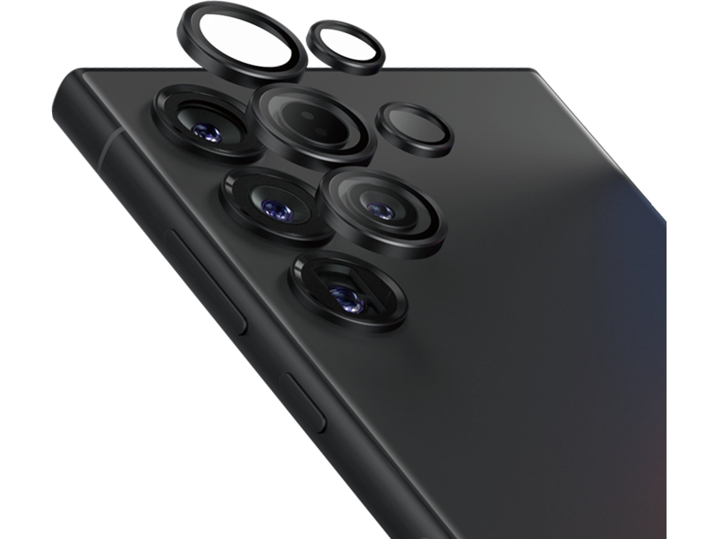 PanzerGlass Galaxy S25 Ultra Hoops Ceramic Linsskydd (svart) Skärmskydd mobiltelefon