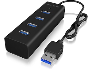 Icy Box USB 3.0 Type-A 4-port hub, IB-HUB1409-U3