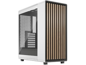 Fractal North Chalk White TG Clear Tint Mid Tower