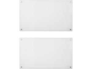 Mill Glas Panelelement 700W (vit) 2-pack