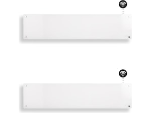 Mill Glas WiFi Gen 3 Panelelement 850W (vit) 2-pack