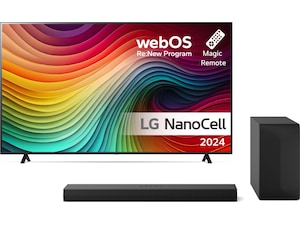 50'' NANO 81 4K TV (2024) 50NANO81T6A + Soundbar