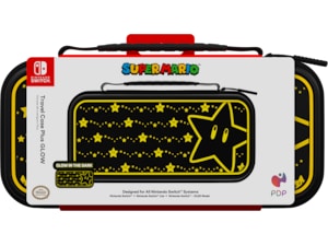 PDP NSW Travel Case Plus GLOW (mario stars)