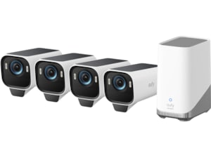 Eufy eufyCam S3 Pro övervakningskamera Kit 4 pack + HomeBase S380