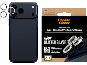 PanzerGlass iPhone 17 Pro / 17 Pro Max / 16 Pro / 16 Pro Max Hoops Linsskydd (glitter