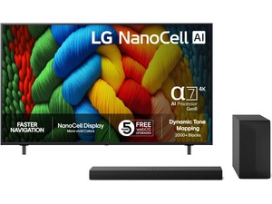 65" NANO80 AI 4K NanoCell Smart TV (2025)