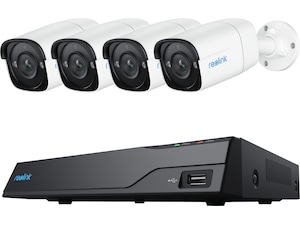 Reolink NVS8-5MB4 NVR med 4 kameror
