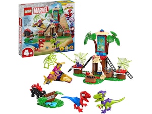 LEGO Spidey och Gobbys raptorkamp vid huvudkvarteret i trädet 11200