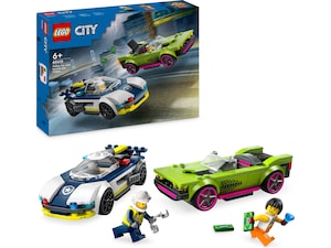 LEGO City polisjakt med polisbil och muskelbil 60415