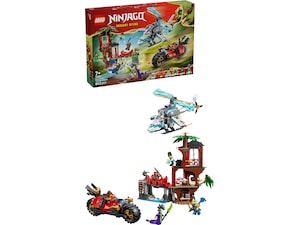LEGO Ninjago action i ninjornas trädkoja 71857