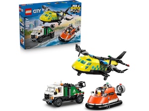 LEGO City Great Vehicles flyg-, servicebil- och luftkuddebåt-remix 60505