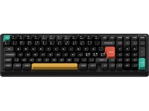 NuPhy Halo96 V2 trådlöst gaming tangentbord (Obsidian black/lemon)