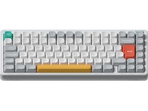 NuPhy Halo75 V2 trådlöst gaming tangentbord (Ionic white/raspberry)