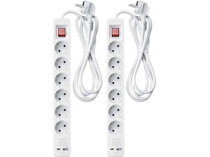 Andersson PWS-C2000 6-vägs grenuttag 3 m 2-pack