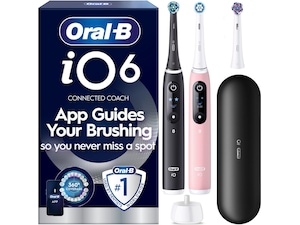 Oral-B iO6 elektrisk tandborste (svart och