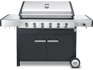 Austin and Barbeque Klassisk gasgrill 6 brännare
