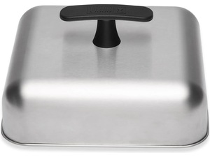 Weber Smältlock 25x25x8 cm rostfritt stål