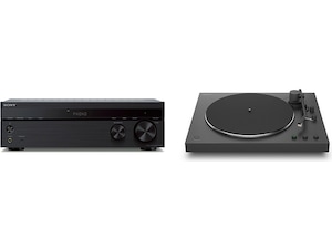 STR-DH190 Stereoreceiver (svart) + Sony PS-LX3BT