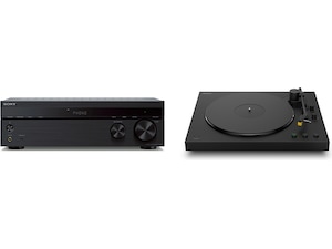STR-DH190 Stereoreceiver (svart) + Sony PS-LX5BT