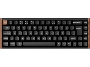 Keychron K6 HE SE trådlöst gamingtangentbord (trä/svart) -B-Grade